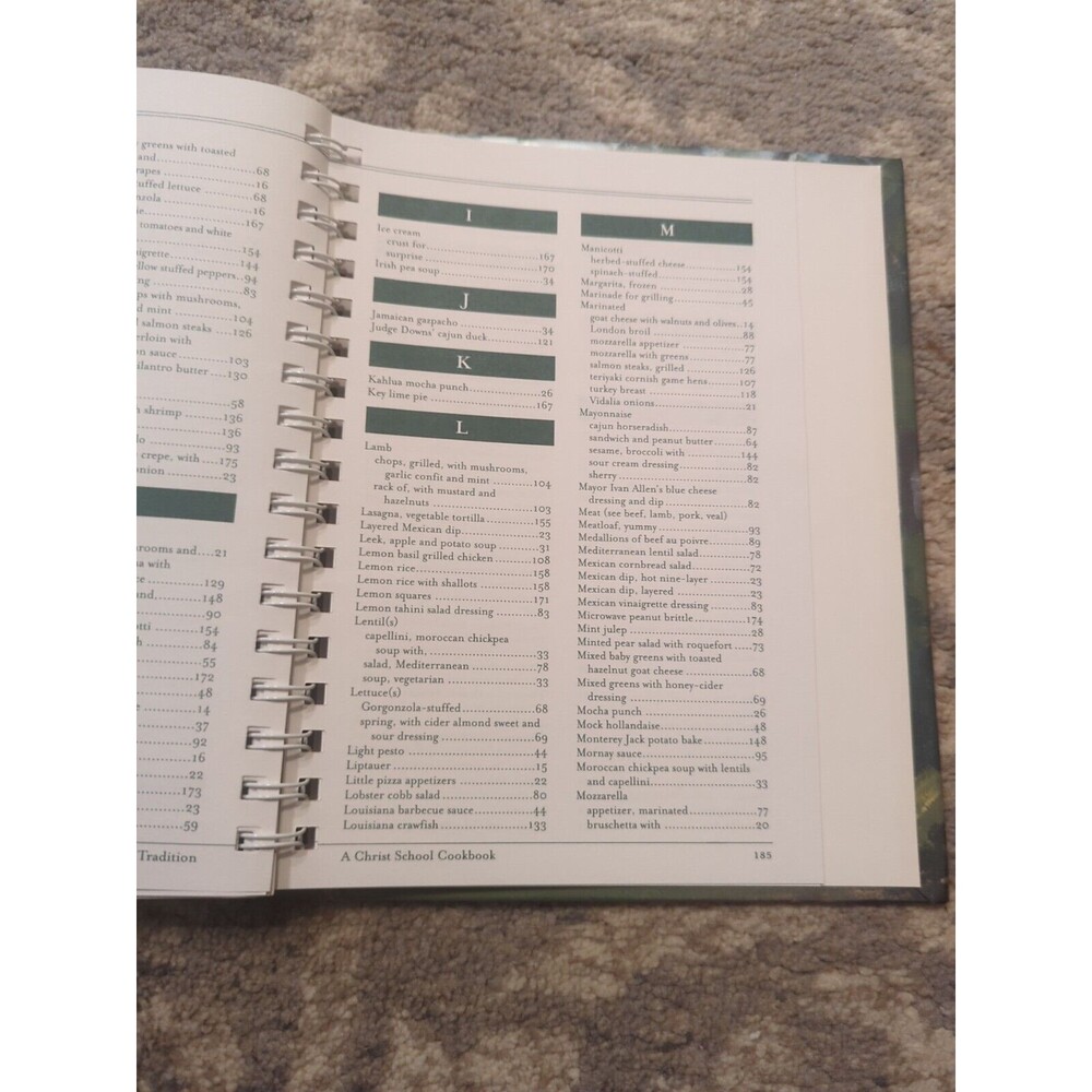 Thyme And Tradition A Christ School Cookbook Arden, NC‎ 2001 Spiral Hardcover - Picture 13 of 16